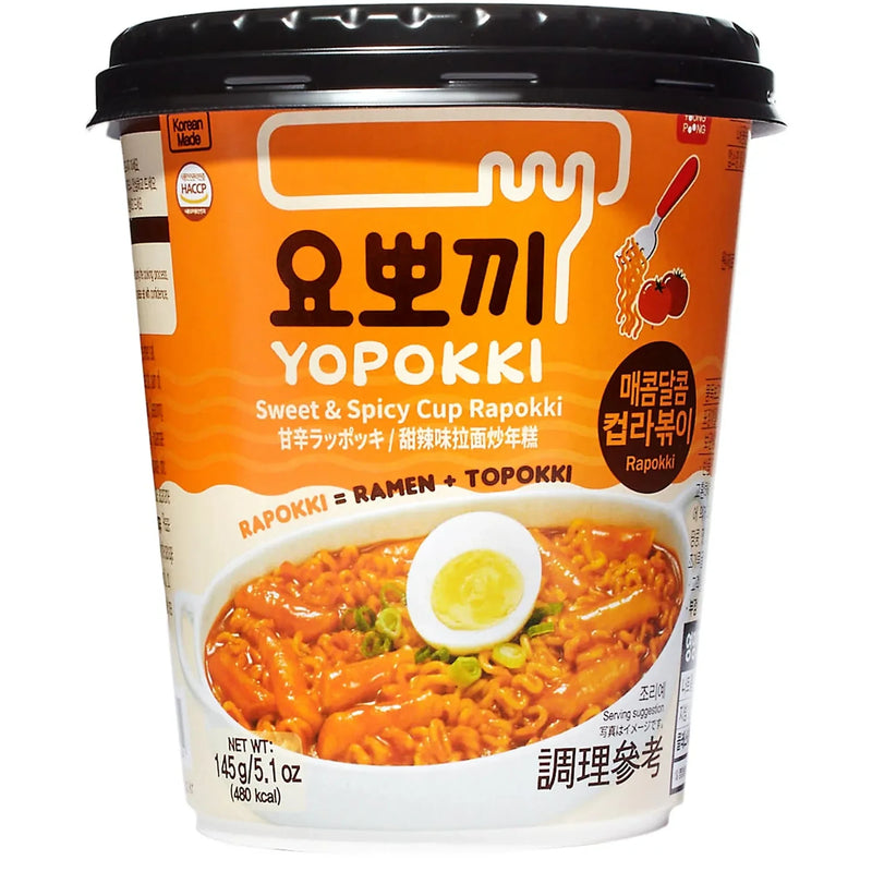 Youngpoong Yopokki Sötstark Topokki med Nudlar 145g