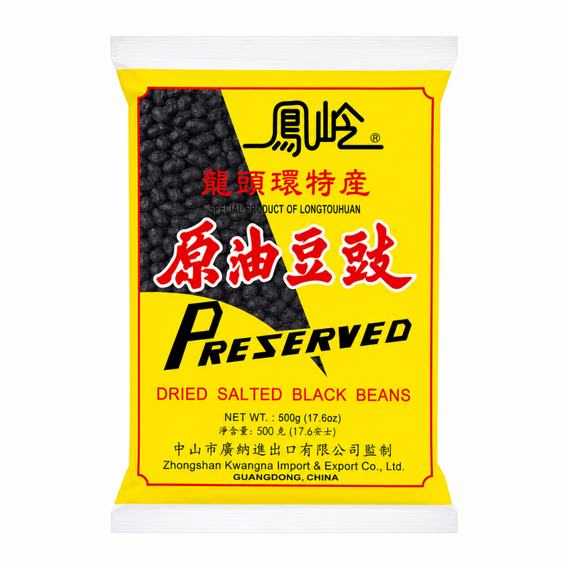 "FengLing" Kinesiska Fermenterade Svarta Sojabönor 500g