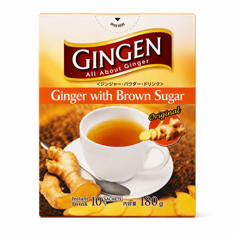 GINGEN Brunt Socker & Ingefärste 180g