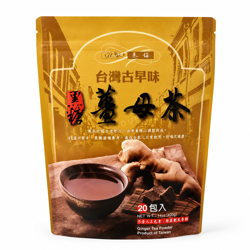 GINO 即溶传统黑糖姜母茶 400克