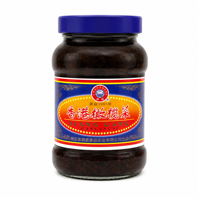Chaoi Sheng Marienrade Olives with Mustard Leaves 450g