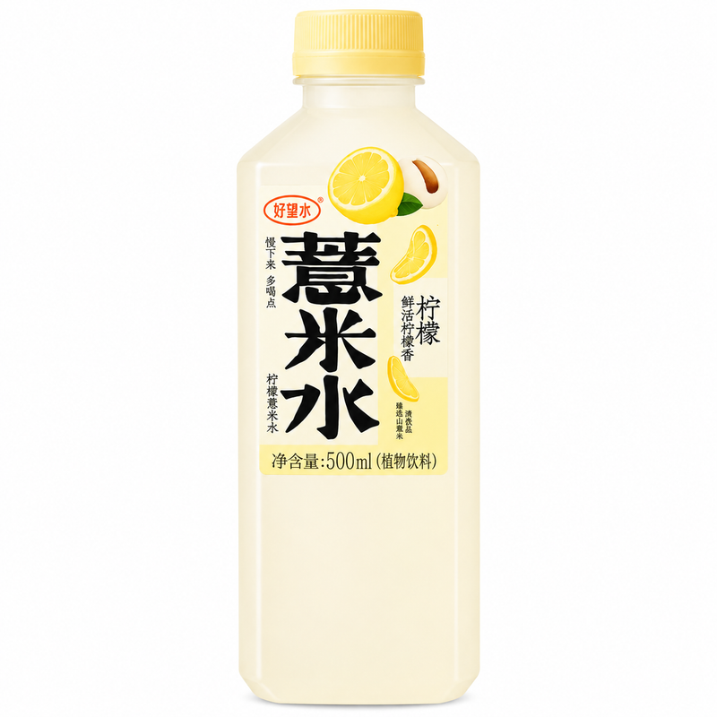 Hope Water Citrondryck med Coixfrön 500ml