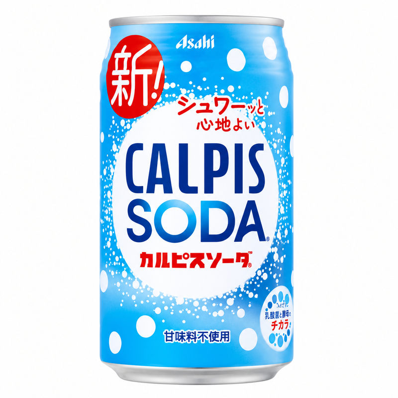 Asahi Calpis Water Yoghurtdryck med kolsyra 350ml