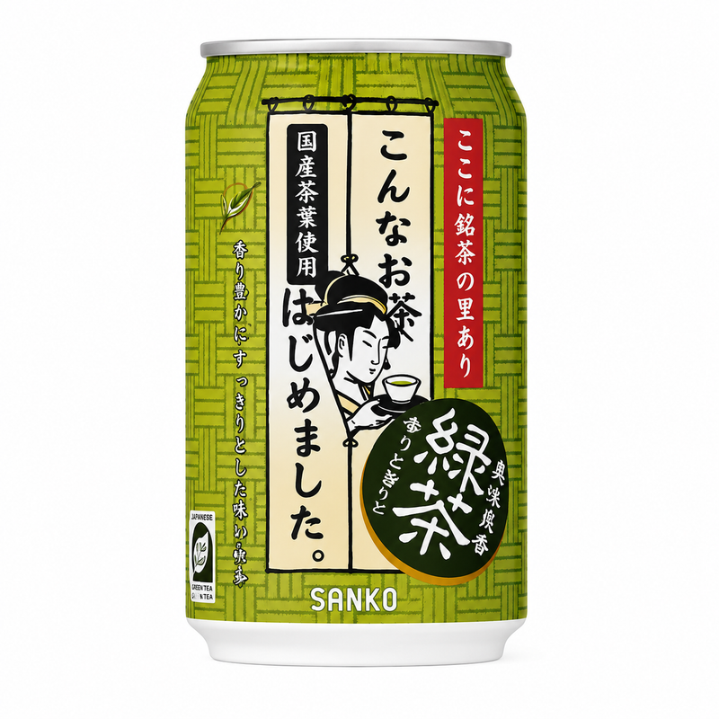 Sanko Japanskt Grönt Te 340ml