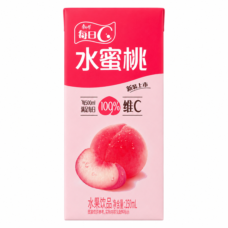 Master Kong Daily C Persikodryck med Vitamin C 250ml
