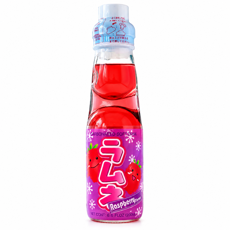 Ramune olsyrad läskedryck med hallonsmak 200ml