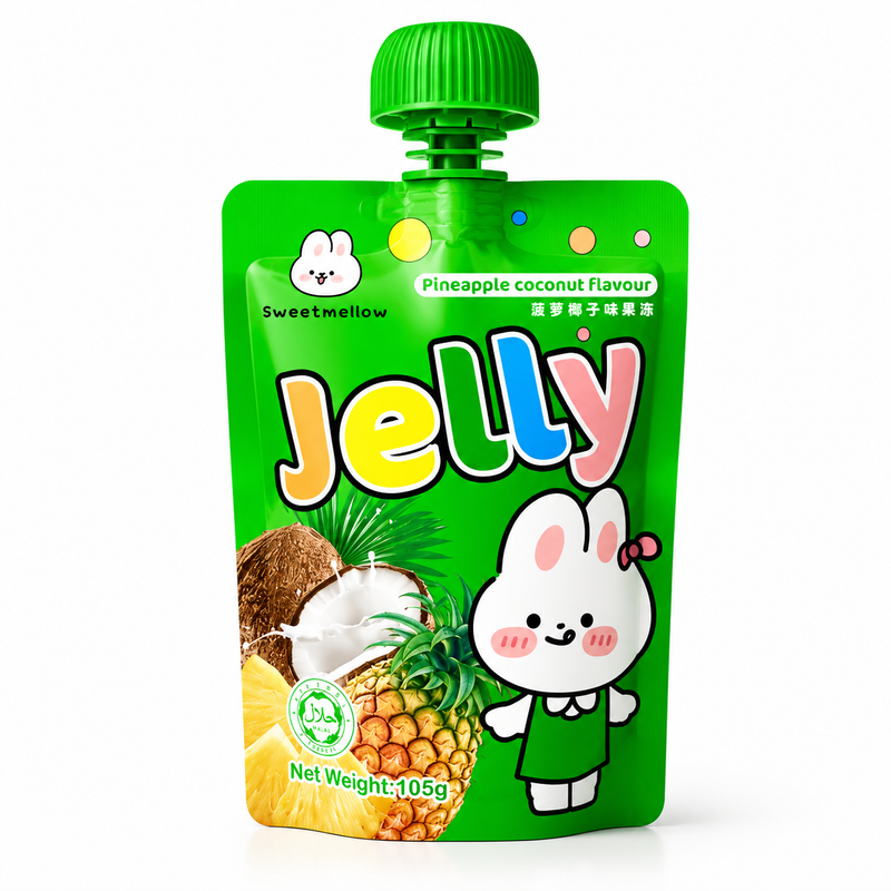 Sweet mellow Gelédryck med ananas och kokossmak 105g