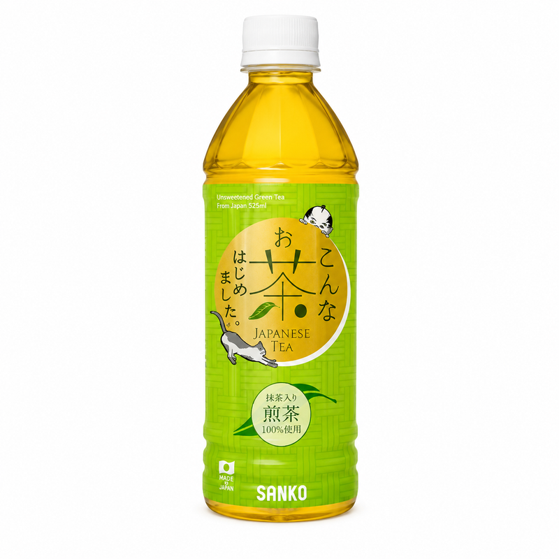 Sanko Japanskt grönt te utan socker 500ml