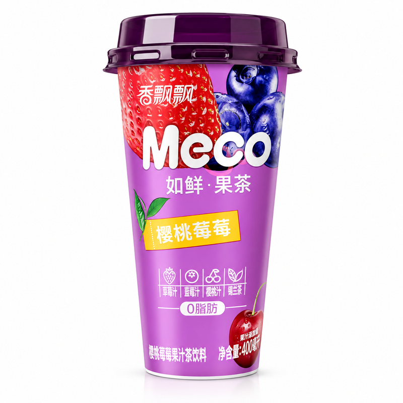 Xiang Piao Piao MECO Fruktte med körsbär och bärsmak 400ml