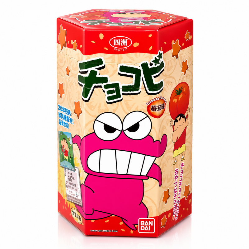 Four Seas Crayon Shin-chan Majssnacks Tomatsmak 22g
