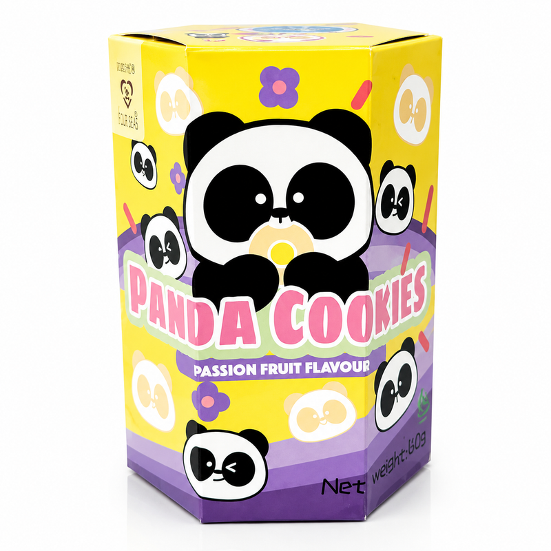 Tokimeki Panda Cookies Passionsfruktssmak 40g