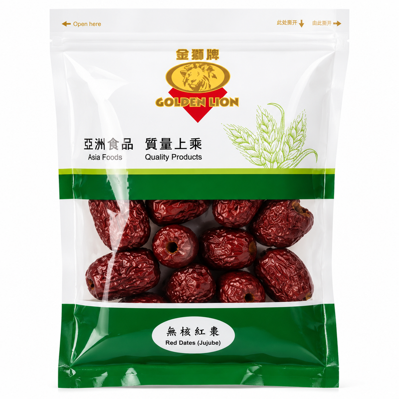 Golden Lion Kärnfria Röda Jujubefrukter 100g