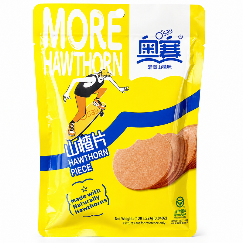 O'say Hawthorn Flakes 奥赛山楂片 138g