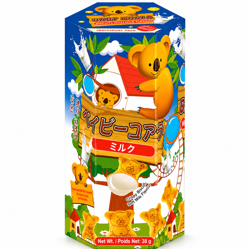 Kikudo Baby Koala Kex med mjölkkräm 38g