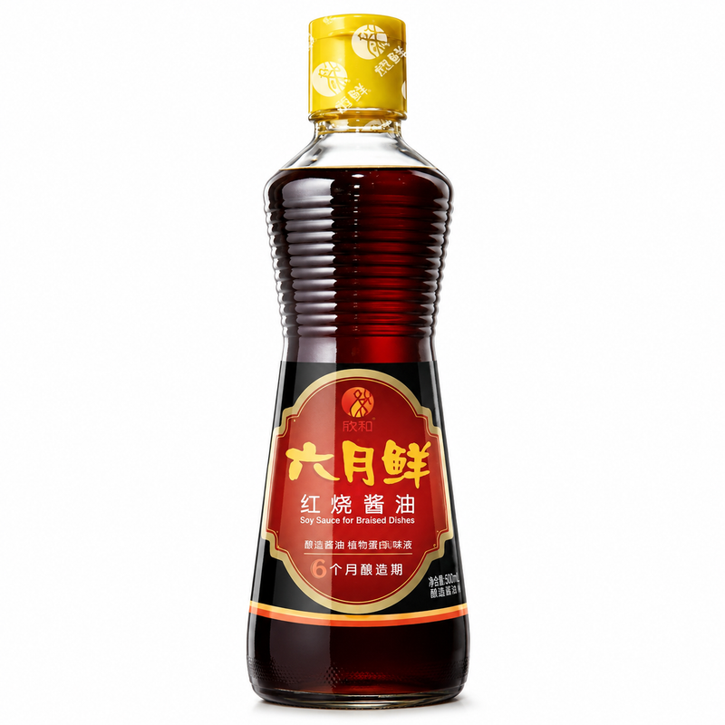 六月鲜红烧酱油 500毫升