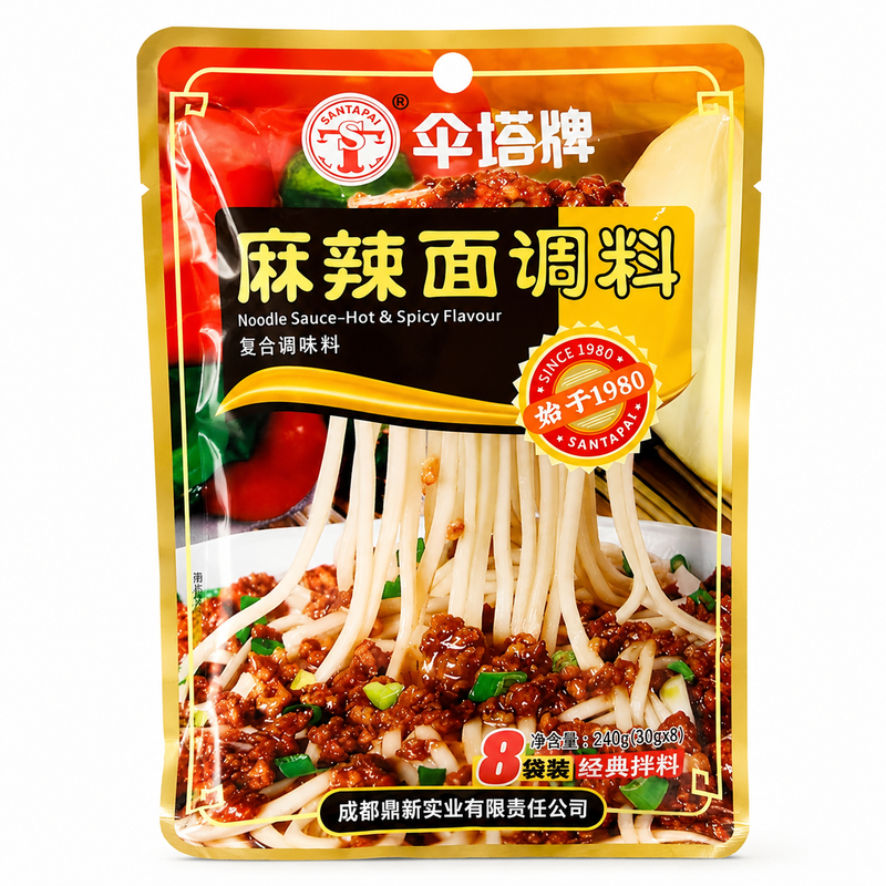 Santa Hot Spicy Flavour Sauce for Noodle 伞塔牌麻辣面调料 240克