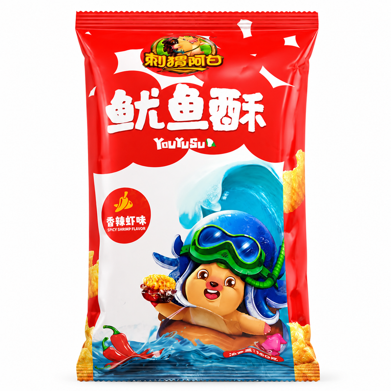 CWAG Kryddiga Bläckfiskchips 160g