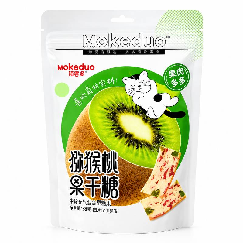 Mokeduo Frystorkat kiwinougatgodis 88g