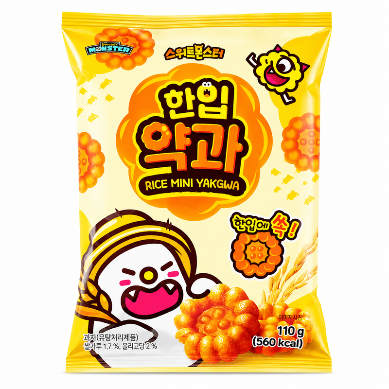 Sweet Monster Mini Yakgwa Honungskakor 110g