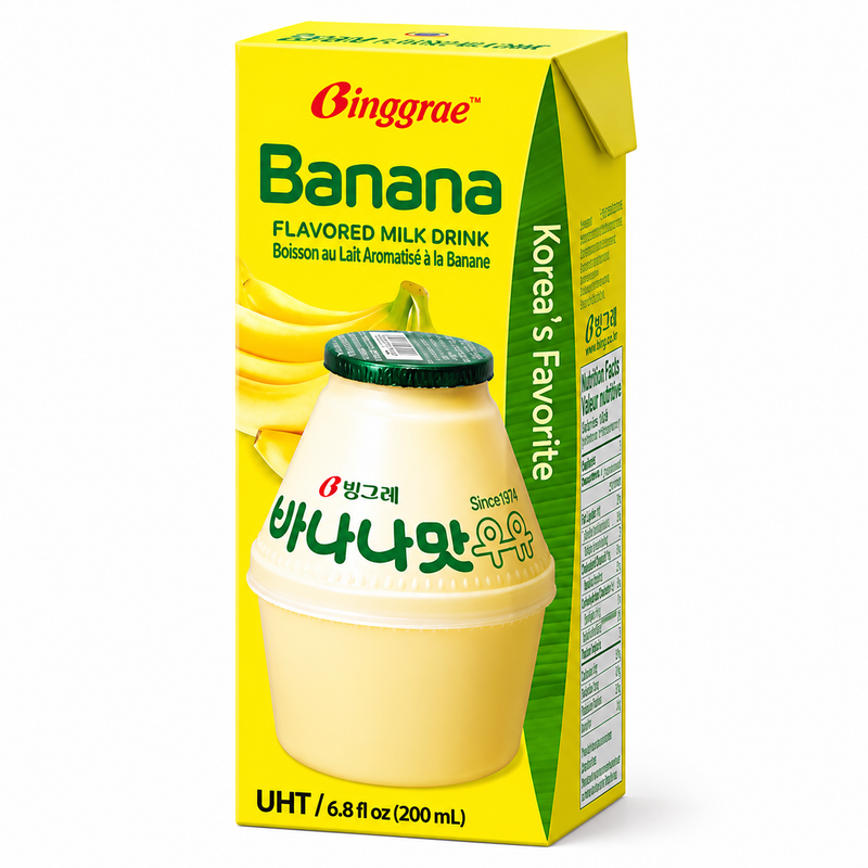 Binggrae Bananmjölkdryck 200ml