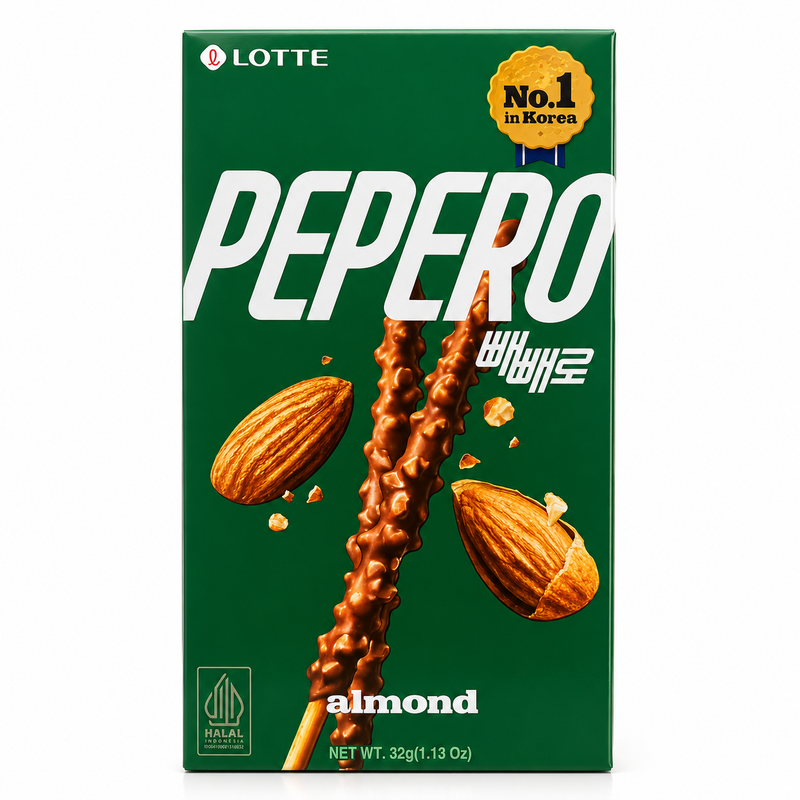 LOTTE Pepero Mandel & Choklad 32g