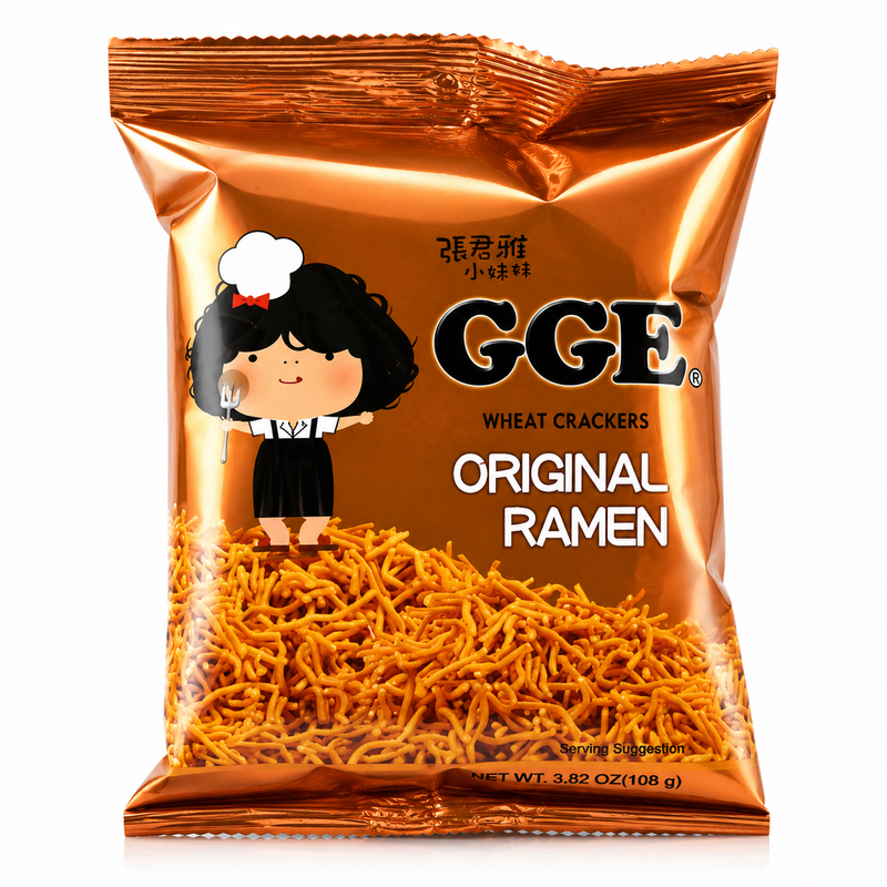 GGE Zhang Junya Little Sister Original Ramen Flavor Wheat Crackers 80g