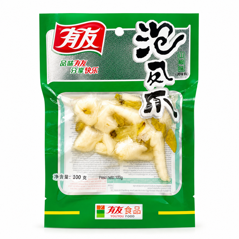 Youyou Inlagda Kycklingfötter med Picklad Peppar 100g