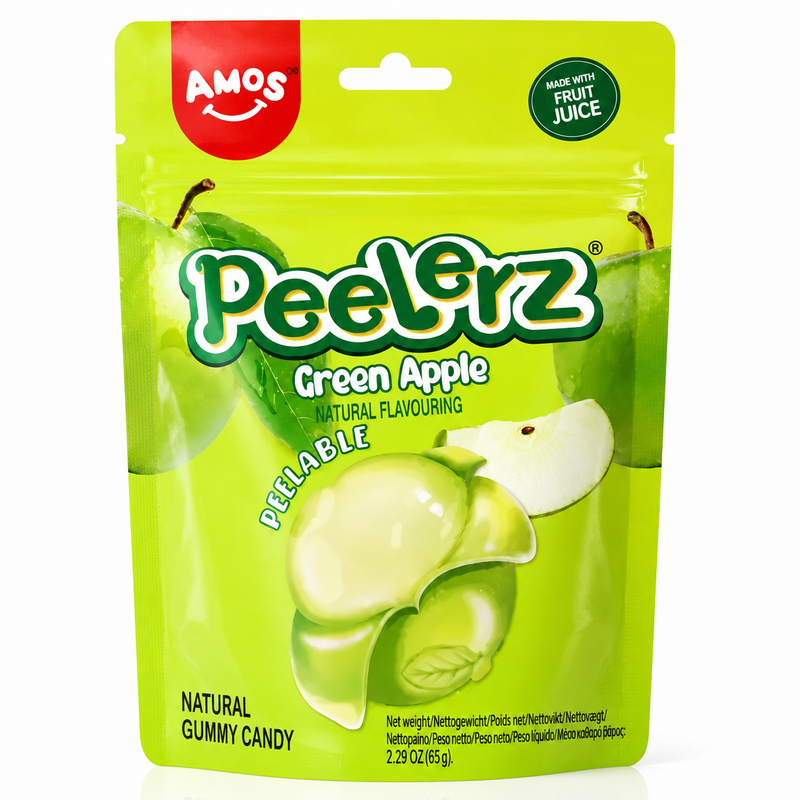 AMOS Peelerz Fruktgodis med Mangosmak 65g
