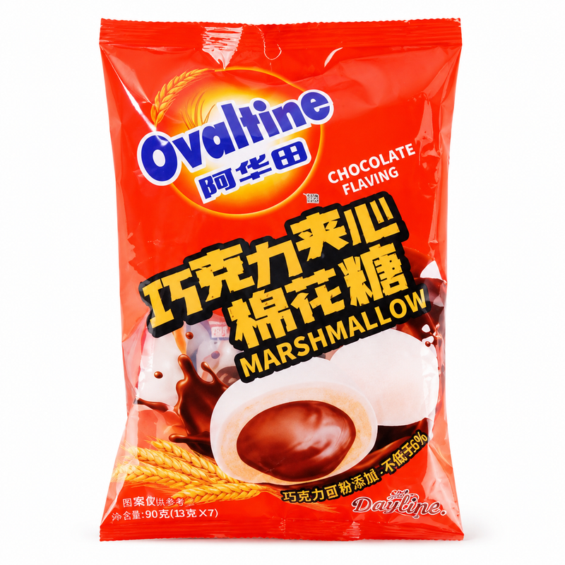 Ovaltine Marshmallow med Ovaltine Chokladfyllning 40g