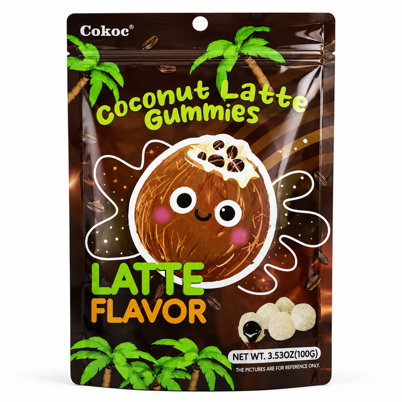 Cokoc Gelégodis med Kokos Latte-smak 100g