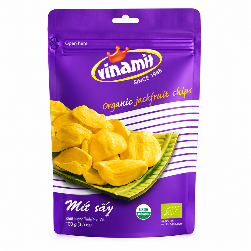 Vinamit Jackfruit Chips 越南菠萝蜜干 100克