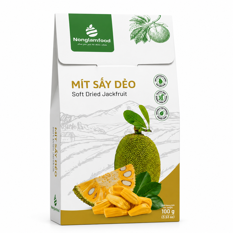 Nong Lam Torkad Jackfrukt 100g