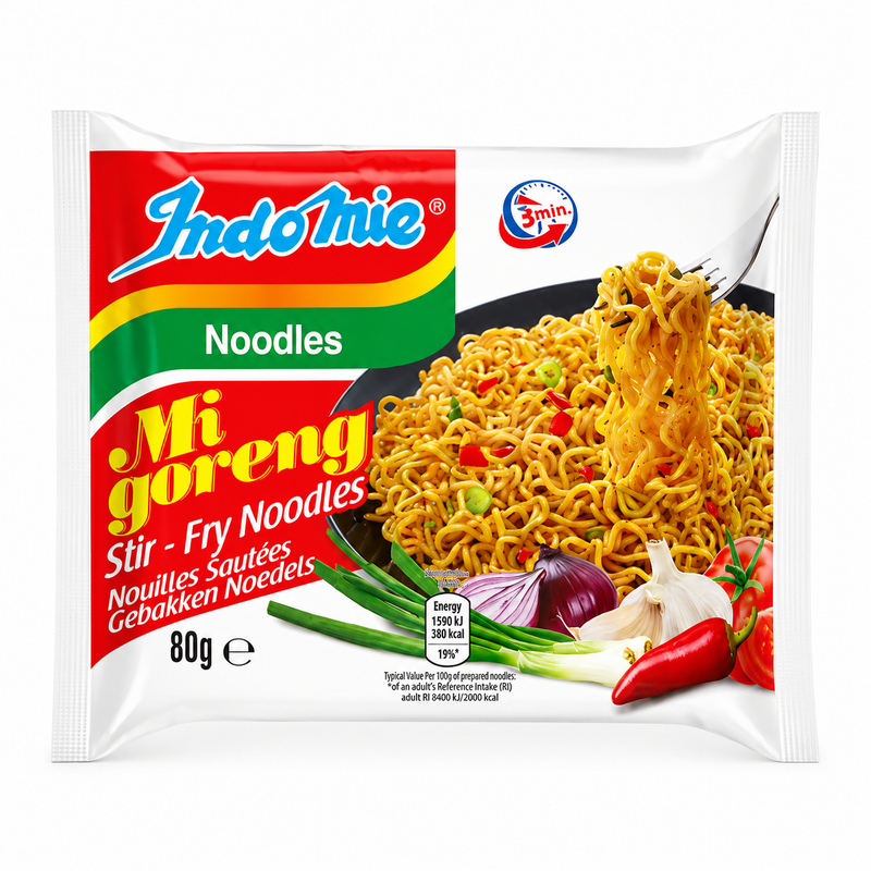 Indomie Instant Noodles Mi Goreng (Fried Noodles) 80g