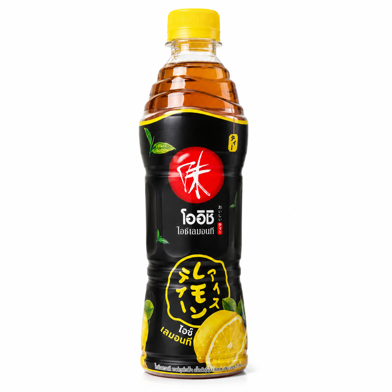 Oishi Svart Te Citron 500ml