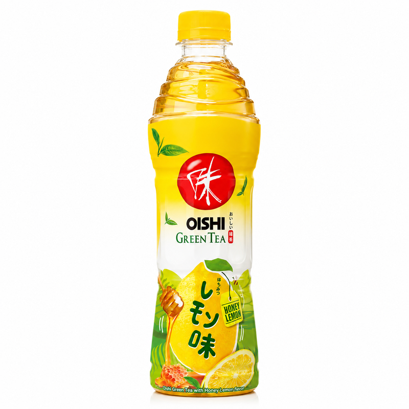 Oishi Grönt Te Honung & Citron 500ml