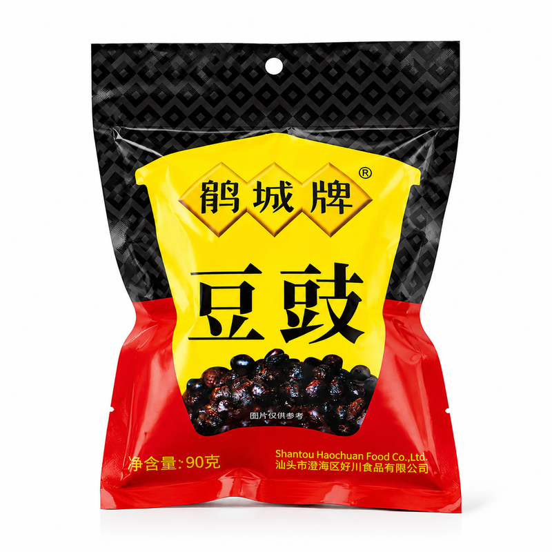 Juancheng Saltad Svart Sojabönspasta (Douchi) 300g