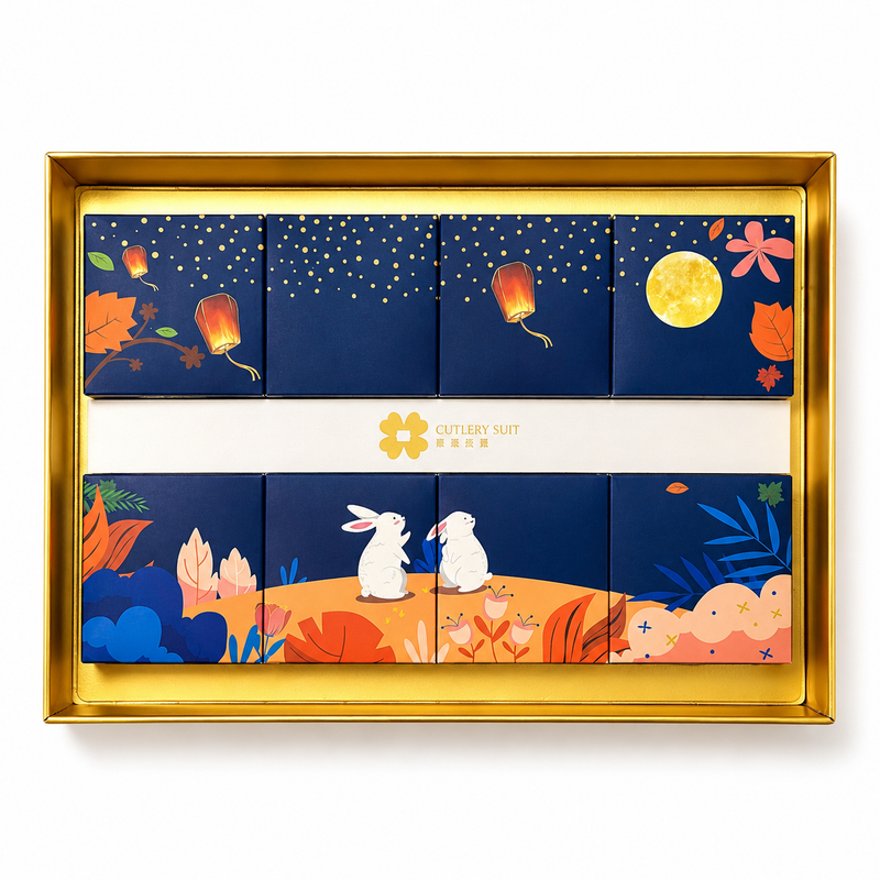 Tokimeki Eight Lucky Stars Mooncake Gift Box 8×50g