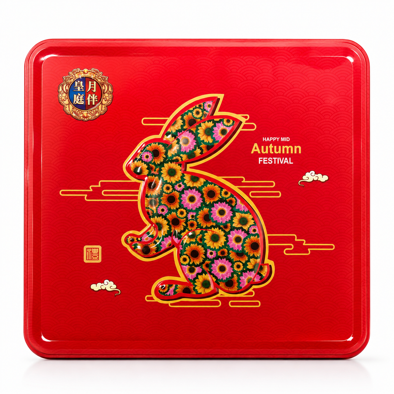 YB Five Nut Paste Mooncake, Hong Kong Yue Ban Huang Ting Authentic Pure Five Nut Mooncake 750g