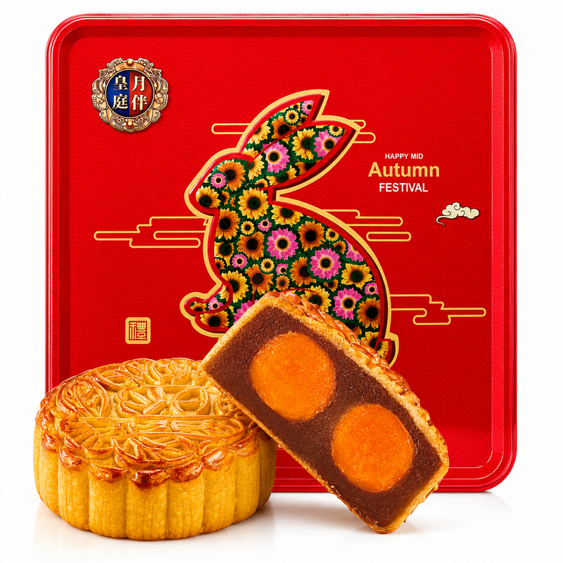 YB Mooncake 双黄红莲蓉月饼 750g