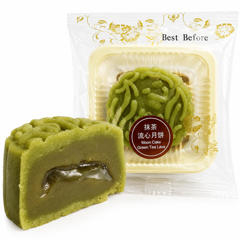 Månkaka med matcha-lavafyllning 45g