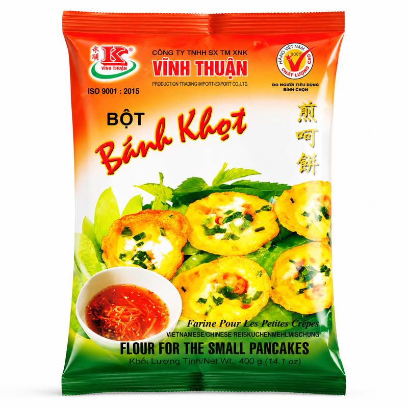 Vinh Thuan Mjölmix för Vietnamesiska Små Pannkakor 400g