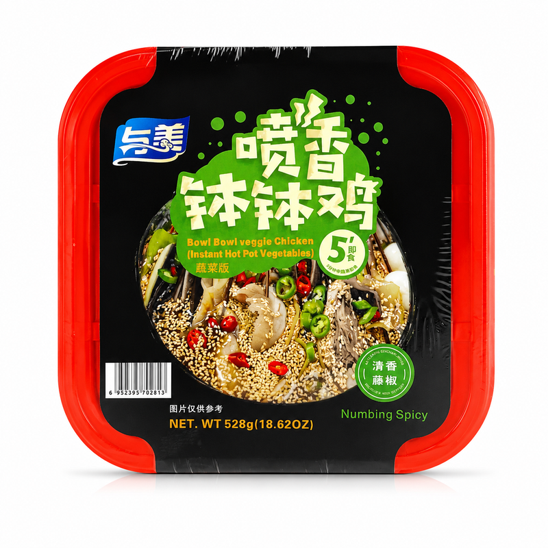 YM Instant Pot 钵钵鸡蔬菜版 528g 藤椒味