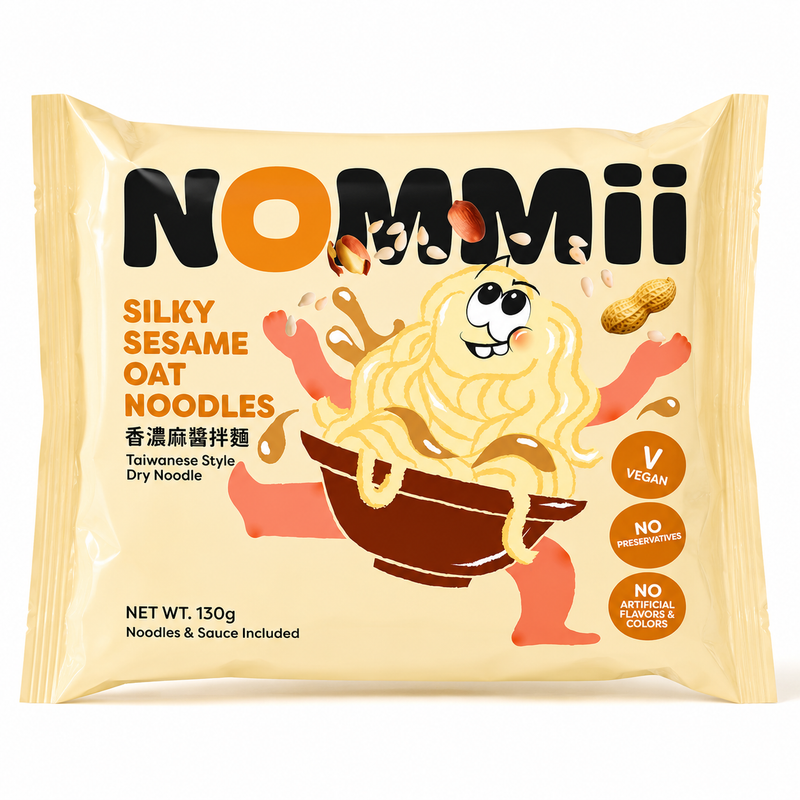 Nommii Silky Sesame Oat Noodles 130g