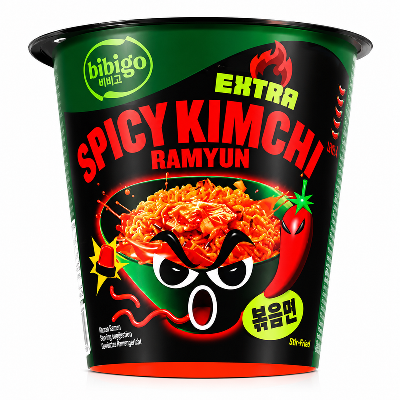 Bibigo Kimchi Ramyun Extra Stark 98g