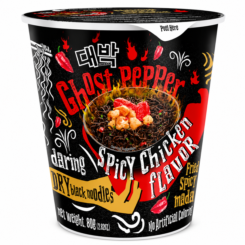Daebak Snabbnudlar Ghost Pepper Kycklingsmak 79g