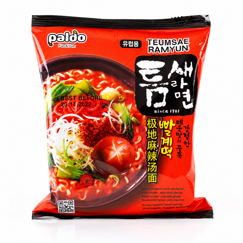 Paldo Teumsae Ramyun Extra Stark Nudelsoppa 120g