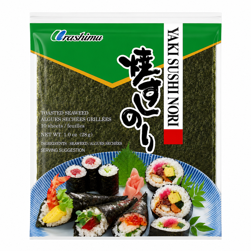Nihon Kaisui Sushi Nori (Sjögräs) 10 Plattor