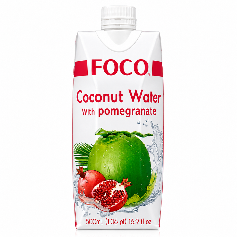 Foco Kokosvatten med Granatäpple 500ml