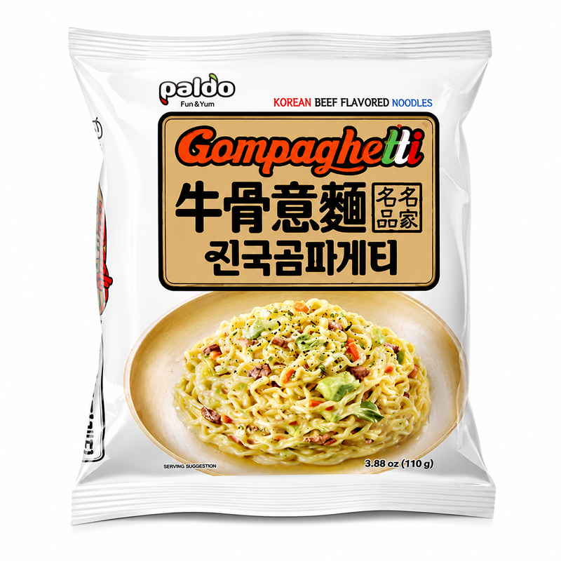 Paldo Gompaghetti Nötkött & Ost Nudlar 110g