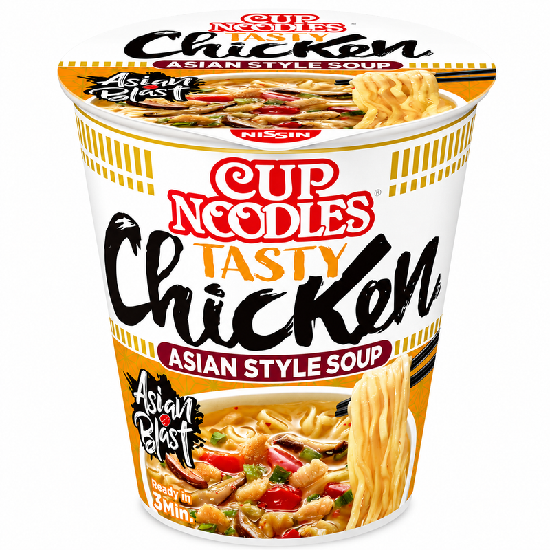 Nissin Cup Noodles Kycklingsmak 63g